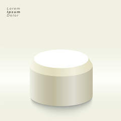 product display stand in 3d style