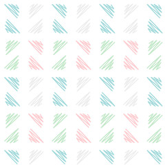 soft hand drawn triangle pattern background in sketch style