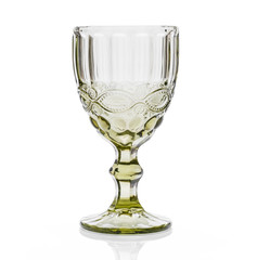 empty wine glass isolated on a white background