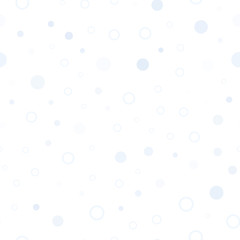 Light BLUE vector seamless background with bubbles.