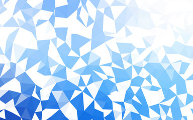 Light BLUE vector abstract polygonal background.