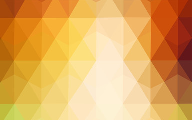 Dark BLUE vector gradient triangles pattern.