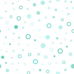 Fototapeta na wymiar Light Green vector seamless pattern with spheres.