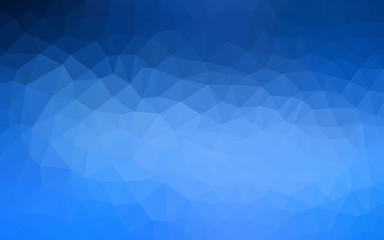 Light BLUE vector shining triangular layout.