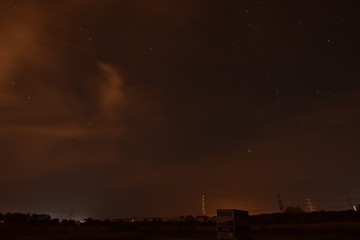 night sky at perseid