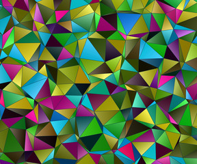 Obraz premium Triangular 3d, modern background