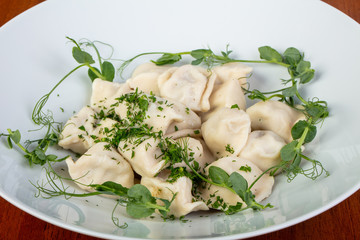 Delicious boiled dumplings