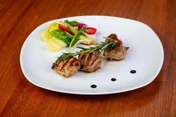 Delicious beef medallions