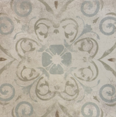 ceramic tile, abstract mosaic ornamental geometric pattern