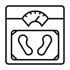 weighting icon - vector