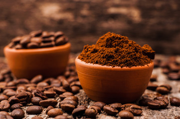 coffee beans.Roasted coffee beans goals.Packaging for coffee