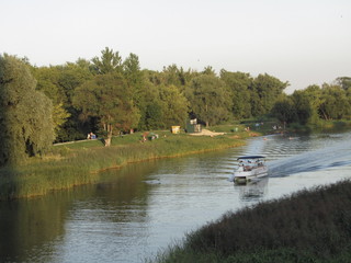 August on the river