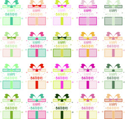 Happy birthday banner vector illustration