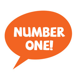 Number One label