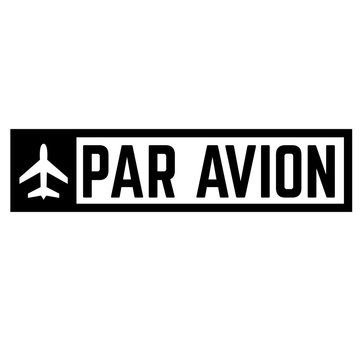 par avion stamp