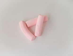 Marshmallow isolated