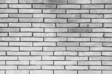 Black and white brick wall background