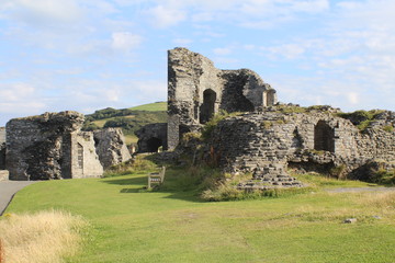Fototapeta na wymiar Aberystwyth Castle Ruins