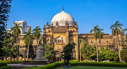 Chhatrapati Shivaji Maharaj Vastu Sangrahalaya or Prince of Wales Museum in Mumbai, India or Prince...