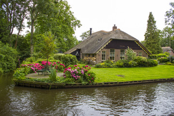 Obraz premium GIETHOORN, NETHERLANDS