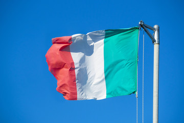 Naklejka na ściany i meble The image of an italian flag