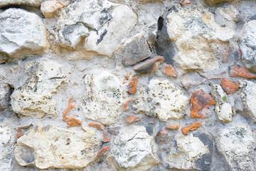 Background with the image of stone wall