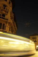 Padova, Italy - July, 17, 2018: center of Padova, Italy, at night
