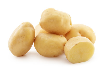 potato isolated on white background