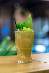 Cocktail on the table. Bar, Restaurant