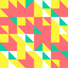 Minimalist background seamless pattern with simple shape