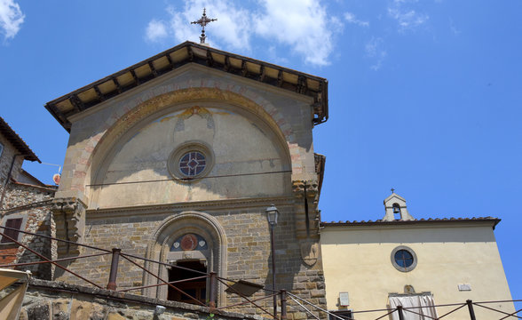 Kirche Propositura di San Niccol&oacute; in der Altstadt von Radda in Chianti