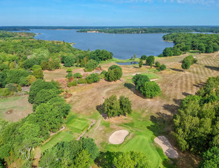 Swedish golf field close to the sea