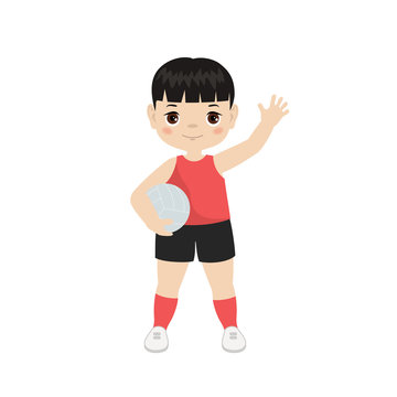 Children sport illustration
