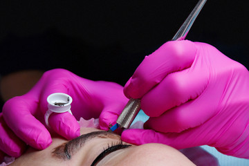 permanent make-up, tool for microblading