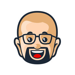 Buddy Host Mascot Design Vector