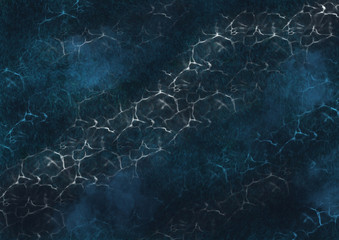 Dark Ocean wave water surface