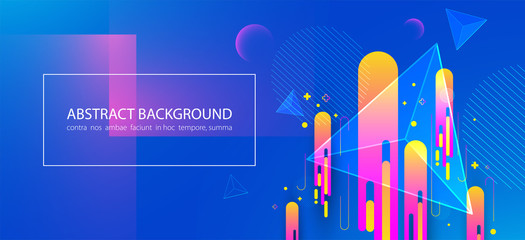 Abstract colorful background. Vector illustration