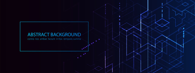 Vector illustration. Digital technology and engineering background.