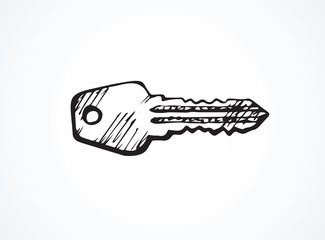 Key. Vector drawing