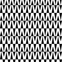 Black white geometric chevron pattern