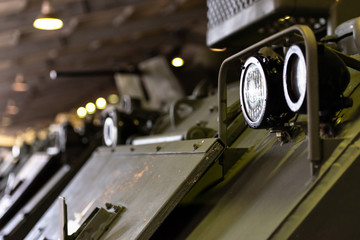 Fototapeta premium Army equipment. American infantry machine.