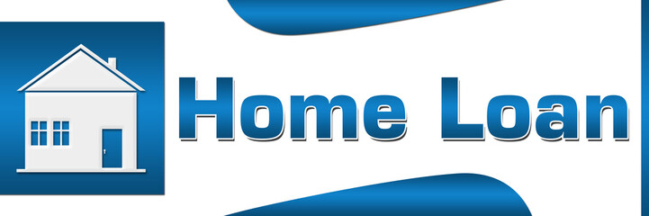 Home Loan Blue Square Horizontal 