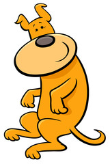 cute puppy or dog cartoon character