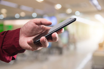 Business man in shopping