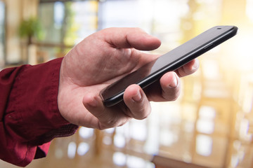 Business man in shopping