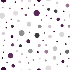 Light Pink, Red vector seamless background with bubbles.