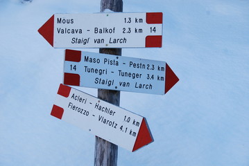 Carteli malghe e masi