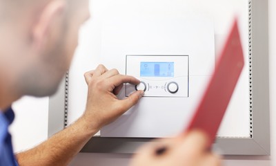 Male Engineer working in temperature control room