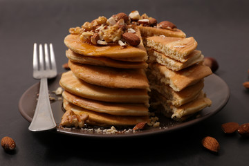 pancake and nuts