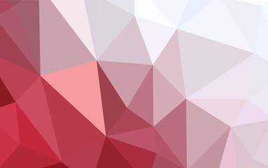 Obraz premium Light Red vector abstract polygonal pattern.
